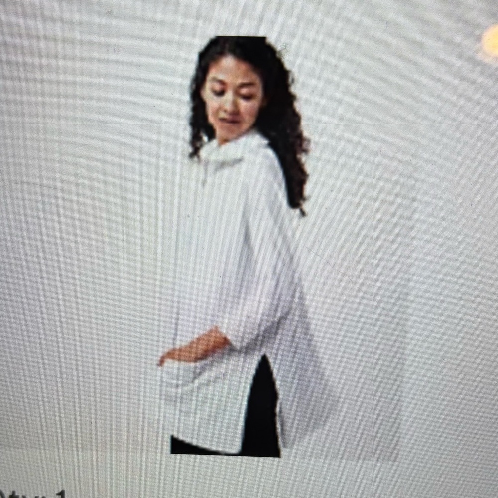 Barefoot Dreams CozyChic Lite Half Zip Rolled Edge Tunic